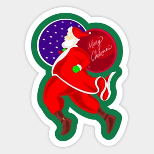 Hurry, Santa! Sticker